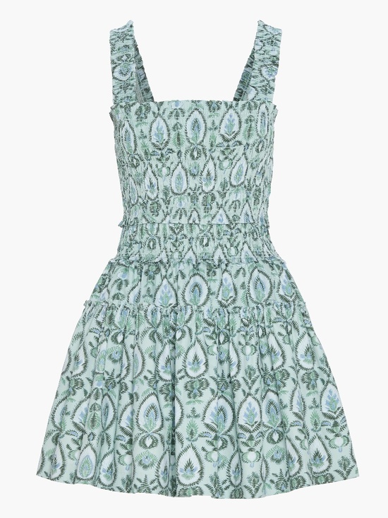 Hill House Dresses & Skirts - Hill House Home The Azalea Mini Nap Dress - Green Palm Ikat Size MGreen Palm Ika